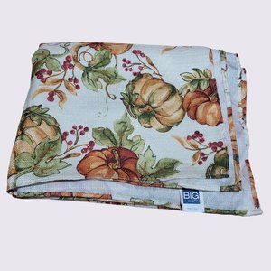 Autumn Harvest Fall Thanksgiving Pumpkin Tablecloth Table Cover Rectangle